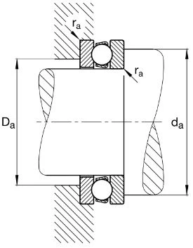 51240-MP- Thrust Deep Groove Ball Bearings