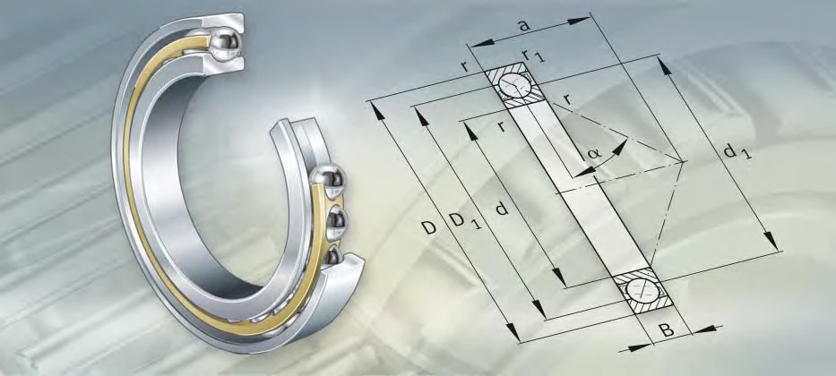 718／950-MPB  Single row angular contact ball bearings